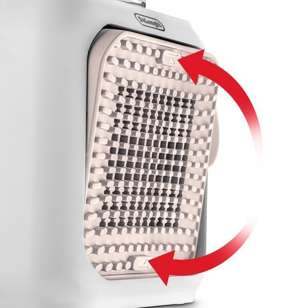 Termoventilatore silenzioso compatto da tavolo o camper 350W